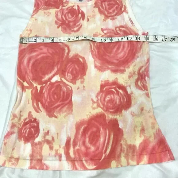 Kate Hill 2 pieces cardigan and sleeveless tie dye top set size XS 100% cotton - Picture 7 of 12